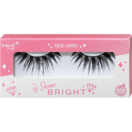 Trend it Up Faux cils Shine Bright avec paillettes, 2 pièces