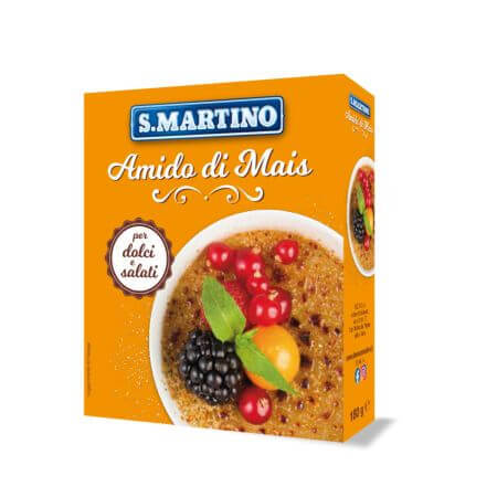 Almidón de maíz para platos dulces o salados sin gluten, 180 g, S.Martino