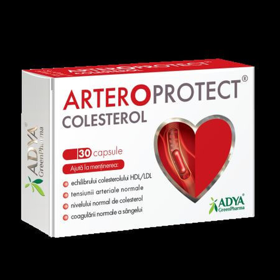 ArteroProtect Colesterol, 30 cápsulas, Adya Green Pharma