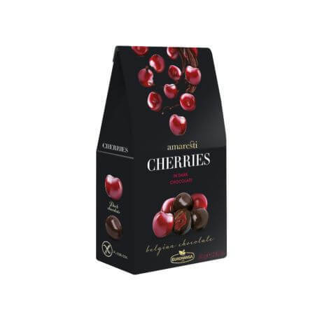 Belgische donkere chocolade kersen 80%, 80 g, 80 g, Amaresti