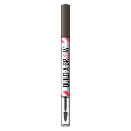 Build a Brow Wenkbrauwpotlood + Fixing Gel, 262 Zwartbruin, 1,4 g, Maybelline