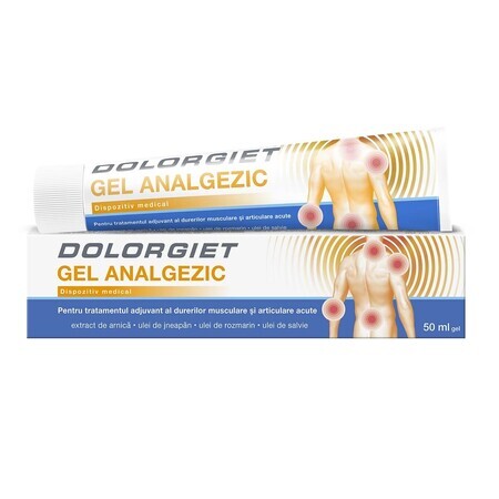 Gel analgesico Dolorgiet, 50 ml, Zdrovit