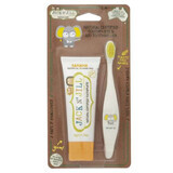 Banana flavoured toothpaste and toothbrush pack Ellie, Jack N Jill