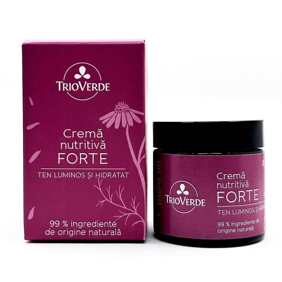 Crema nutritiva fuerte, 60 ml, Trío Verde