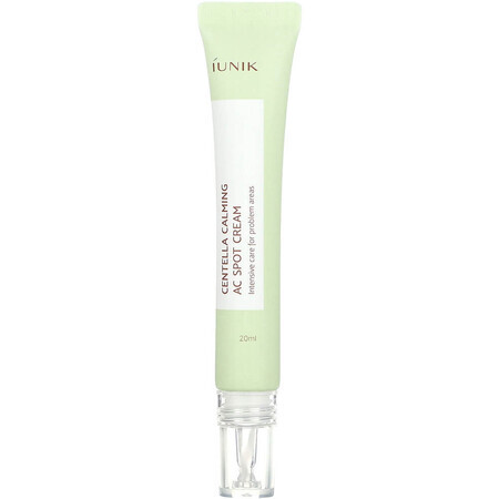 Crème-gel voor de acnegevoelige huid en puistjes AC Spot Centella Calming, 20 ml, Iunik