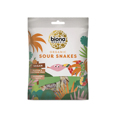 Organic snake jellies, 75 g, Biona