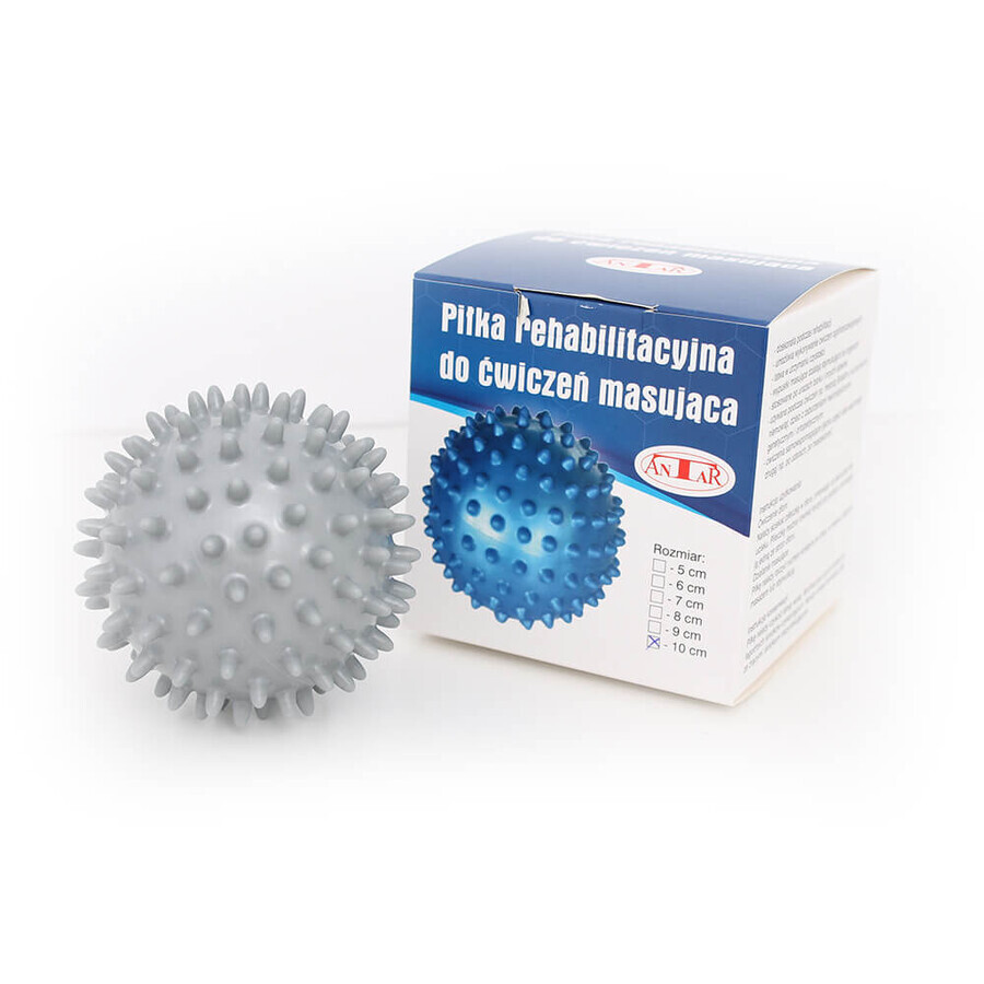 Antar bola de masaje de recuperación de plata, 10 cm, 1 pieza, Biogenetix