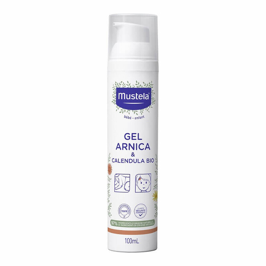 Gel biologico con arnica e calendula, 100 ml, Mustela