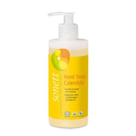 Jabón ecológico con caléndula, 300 ml, Sonett