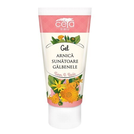 Gel con estratti di arnica, iperico e calendula, 50 ml, Ceta Sibiu