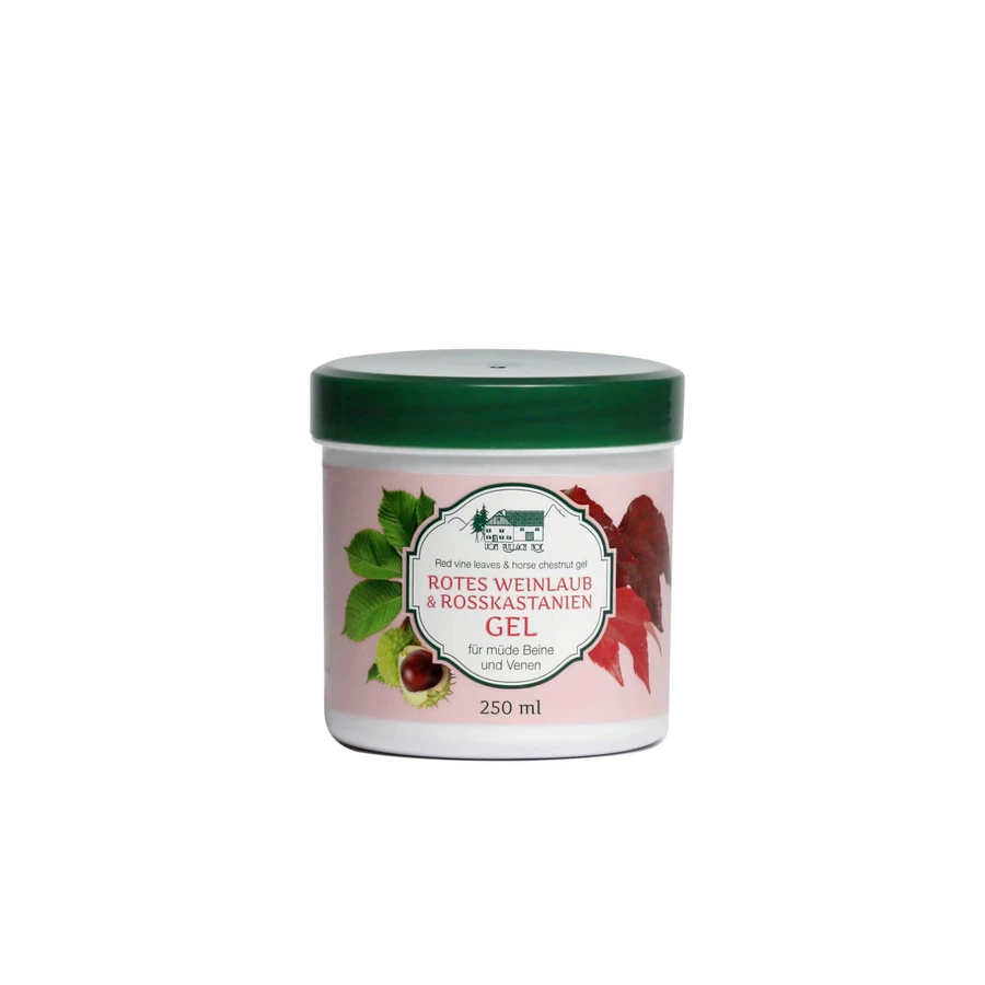 Gel con foglia di vite rossa e castagne selvatiche, 250 ml, Stolz