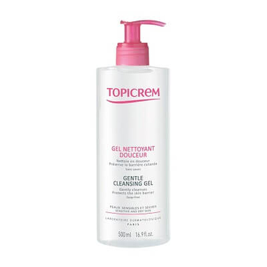 Topicrem gel limpiador suave, 500 ml, NIGY