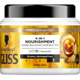 Schwarzkopf GLISS Mascarilla Capilar Nutritiva 4 en 1, 400 ml