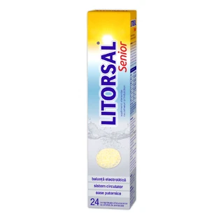 Litorsal Senior, 24 comprimate efervescente, Zdrovit