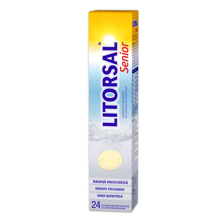 Litorsal Senior, 24 comprimidos efervescentes, Zdrovit