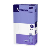 Extra Large nitrile examination gloves, 100 pieces, Ambulex