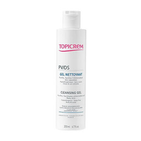 Topicrem PV/DS gel limpiador, 200 ml, NIGY