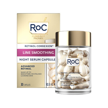 Retinol Correxion Line Smoothing Face Serum, 30 pièces, RoC