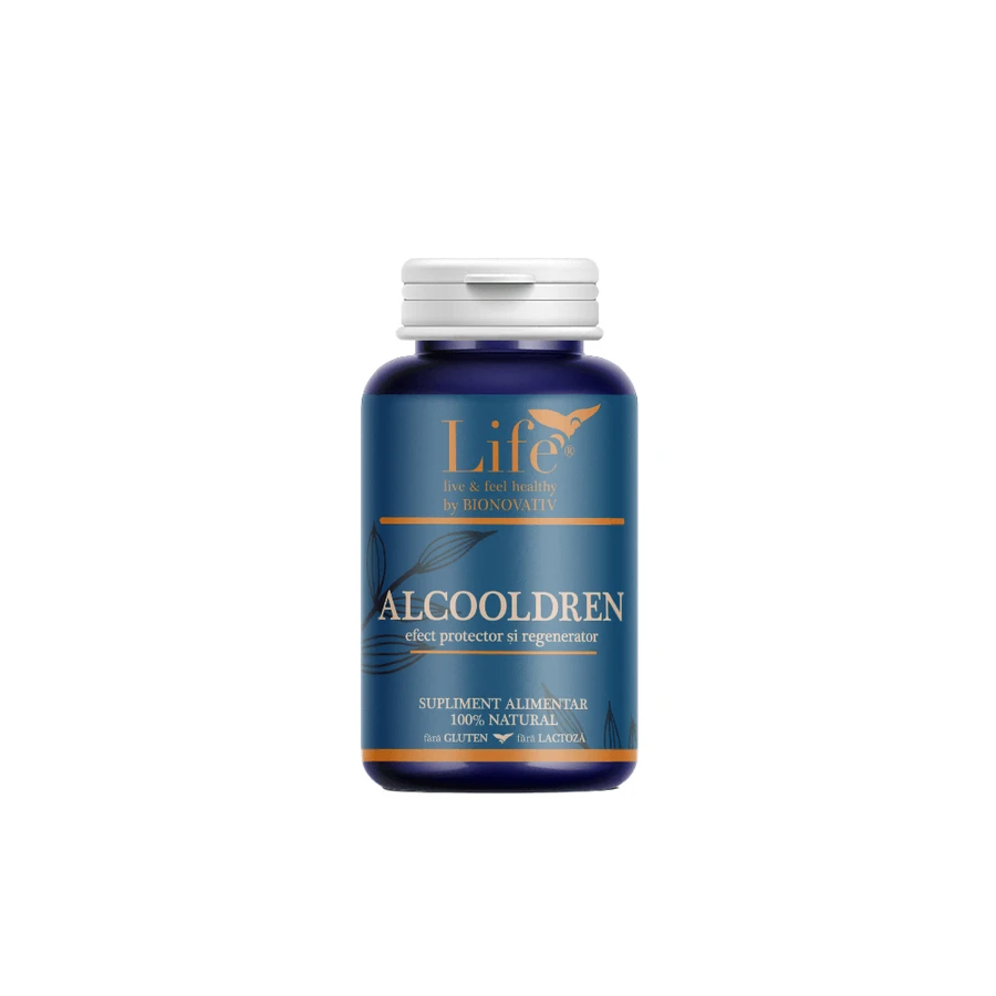 Suplemento para la ansiedad por el alcohol Alcooldren, 120 cápsulas, Bionovativ