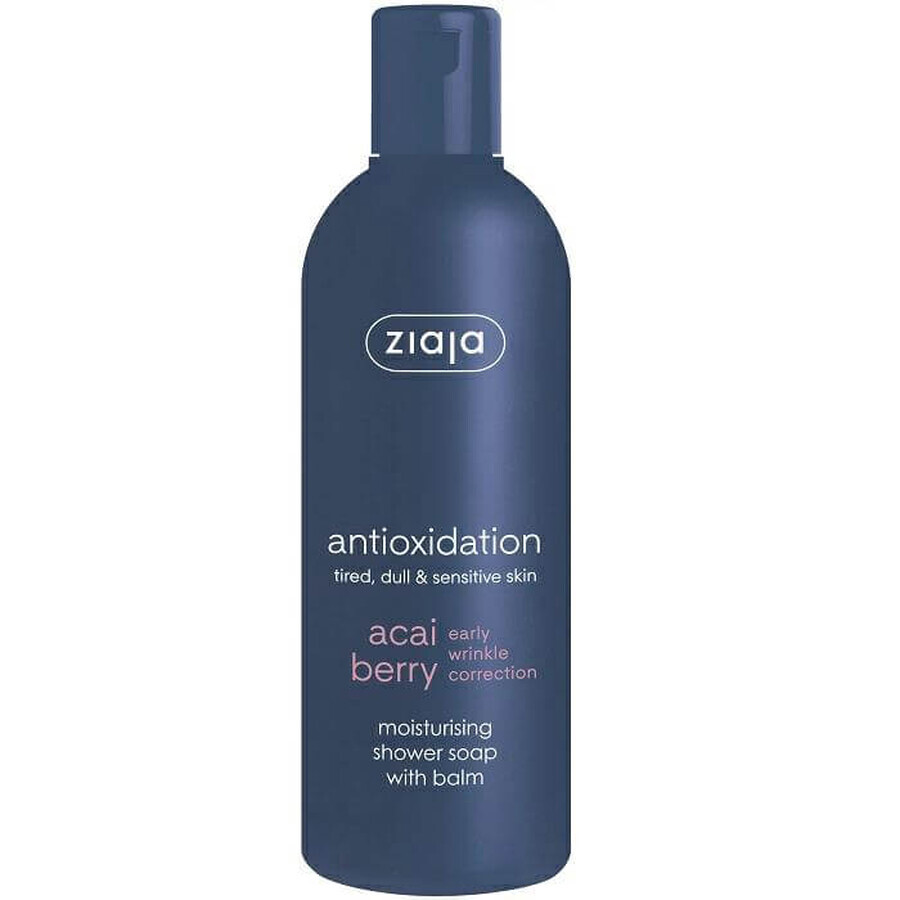 Gel de ducha hidratante con acondicionador de bayas de acai, 300 ml, Ziaja