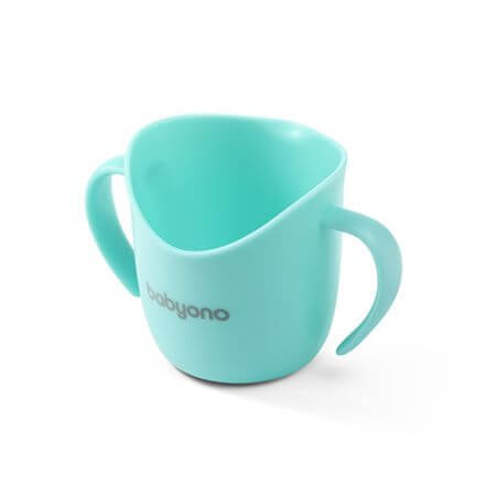 Taza ergonómica de entrenamiento, Turquesa, Babyono