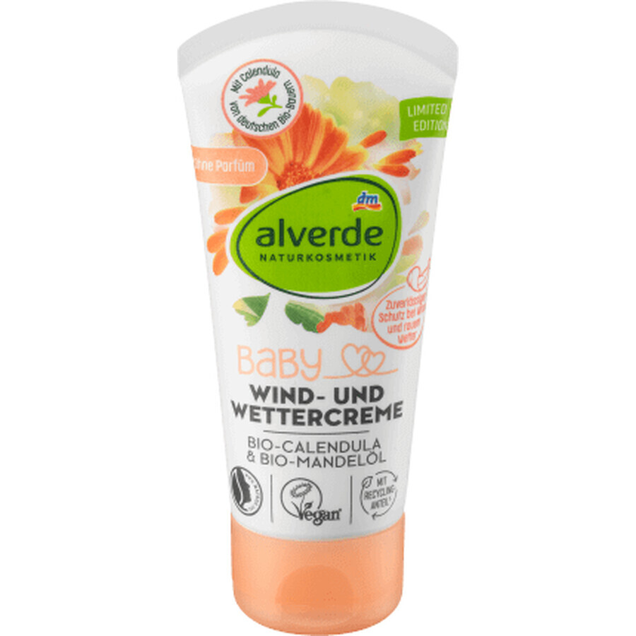 Alverde BABY Crème Calendula pour enfants, 50 ml