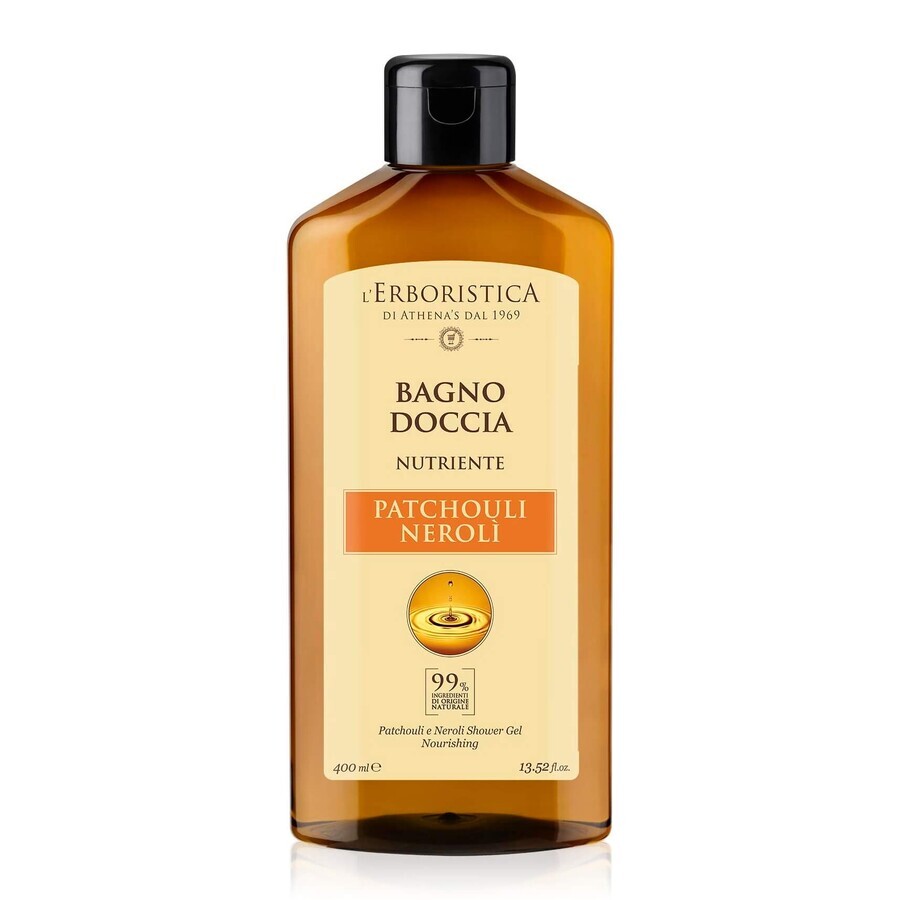 Gel de ducha con pachulí y neroli, 400 ml, L'Erboristica