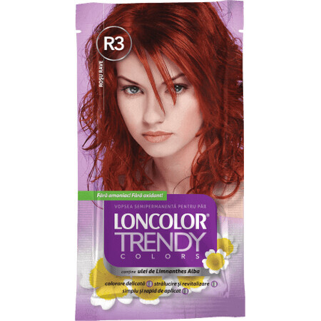 Loncolor Trendy Semipermanente Farbe Rave Red R3, 1 Stk