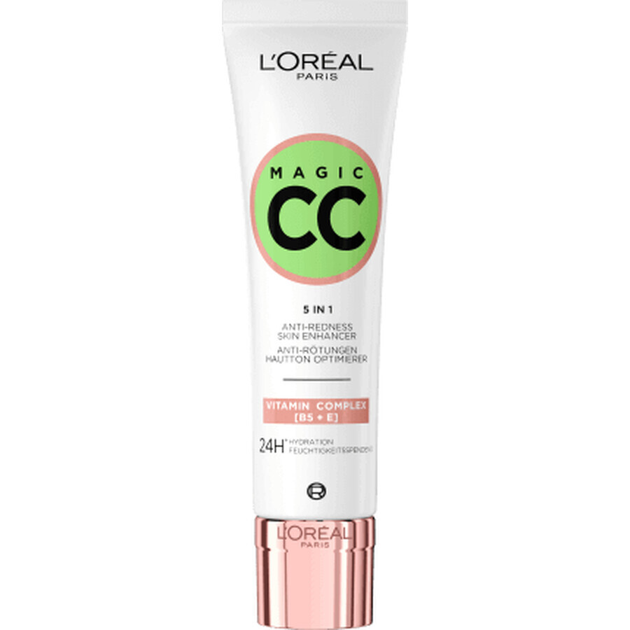 Loreal Paris Magic CC Anti-roodheid Corrector Cream, 30 ml