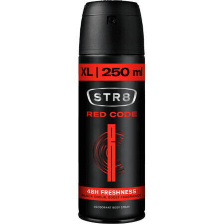 STR8 Deodorante spray CODICE ROSSO, 250 ml