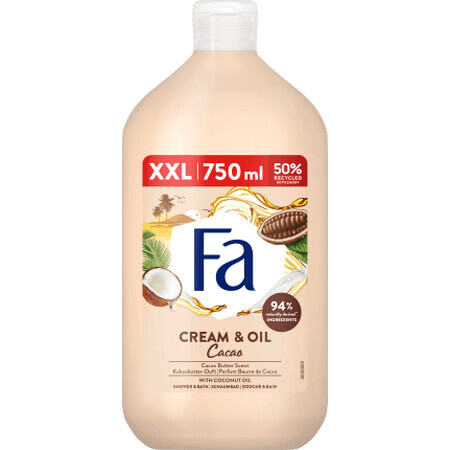 Gel douche Fa Cocoa, 750 ml