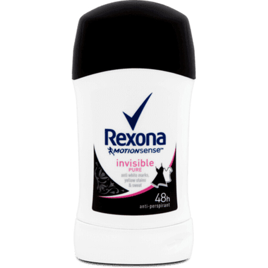 Rexona Deodorante stick Invisible Pure, 40 ml