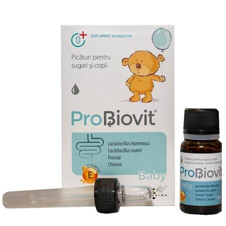 Gotas probióticas para niños Probiovit Baby, 10 ml, Apipharma