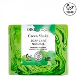 Sapone nutriente al tè verde, fresia e giglio Green Shake, 100 g, Organique