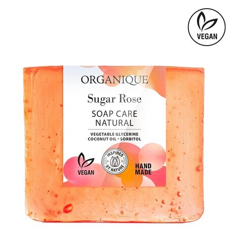 Sapone nutriente alla rosa, Sugar Rose, 100 g, Organique