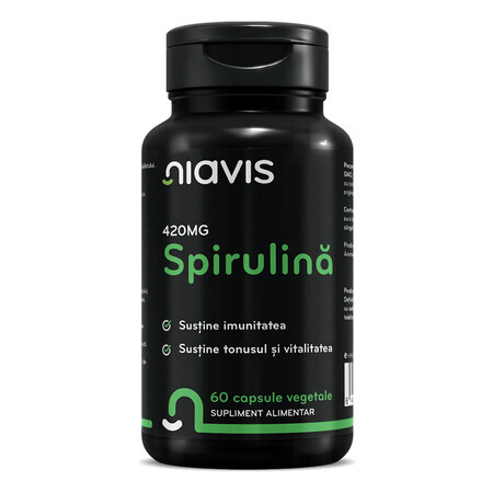 Spirulina, 60 capsule, Niavis