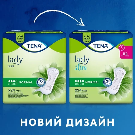 Absorbante Lady Slim Normal, 4 x 24 bucǎți, Tena