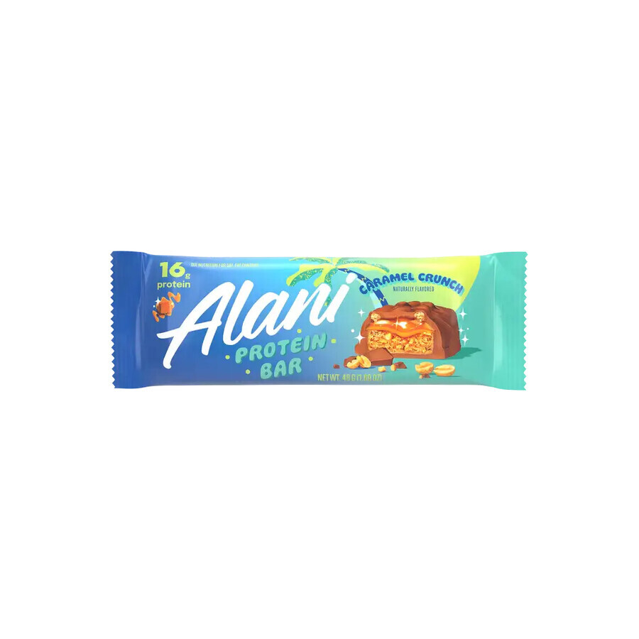 Snack Alani Nu Fit, barretta proteica al gusto croccante di caramello, 48 G, GNC