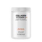 Codeage Collagen Vitamin C+, Hydrolyzed Collagen with Vitamin C and Hyaluronic Acid, 283 g, GNC