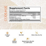 Codeage Collagen Vitamin C+, Hydrolyzed Collagen with Vitamin C and Hyaluronic Acid, 283 g, GNC