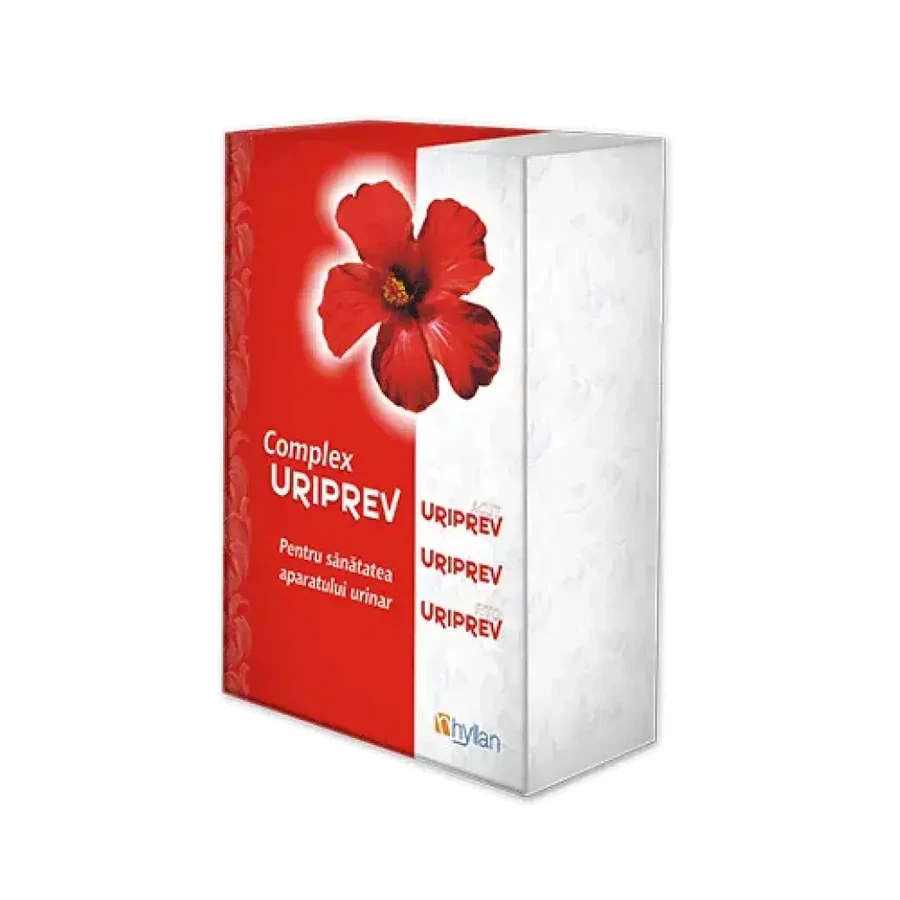 Uriprev Complex, 10 capsules + 12 sachets + 80 g, Hyllan