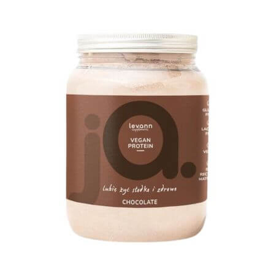 Frullato proteico vegano al gusto di cioccolato Levann, 500 g, Foods di Ann