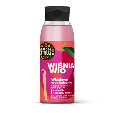 Aceite de Ducha Tutti Frutti Cereza y Vainilla, 400 ml, Farmona