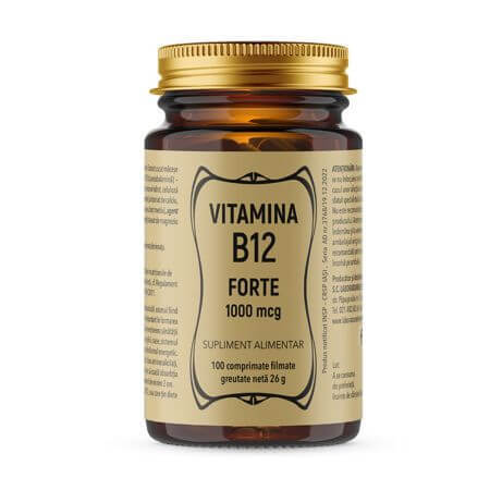 Vitamina B12, 1000 mcg, 100 comprimate, Remedia