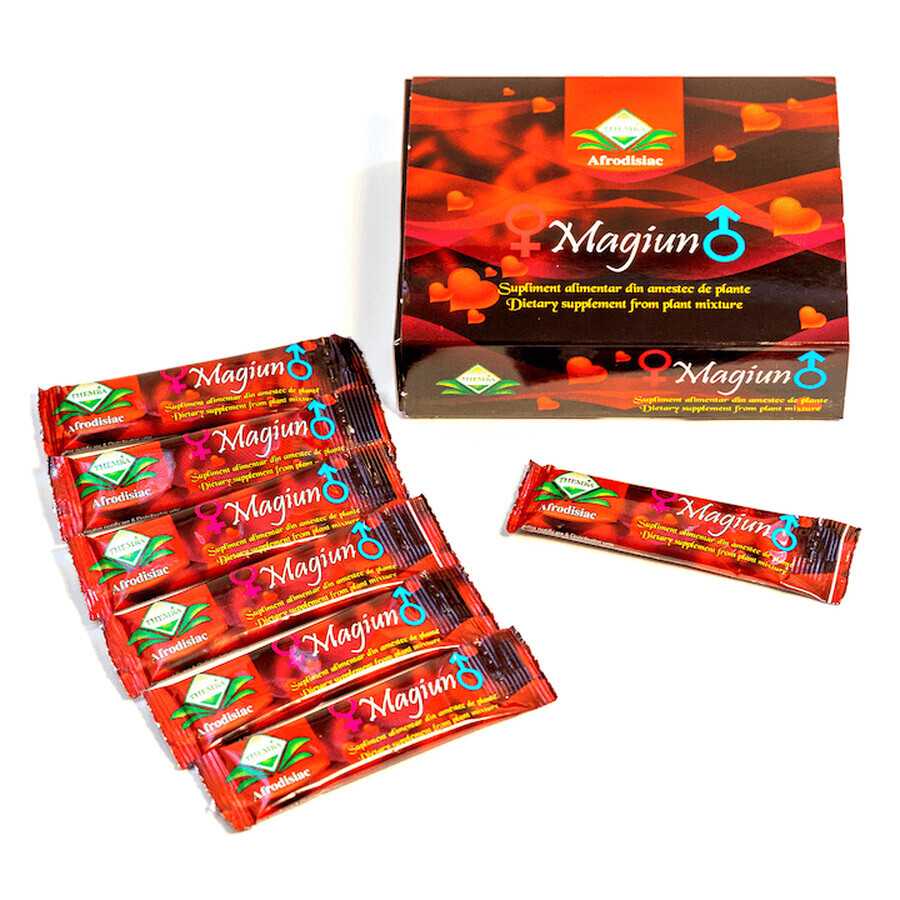 Conjunto Magiun afrodisíaco 240 g + Magiun afrodisíaco natural 12 sobres, Therma