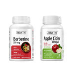 Vinagre de manzana 60 cáps + Berberina 500 mg 60 cáps Zenyth