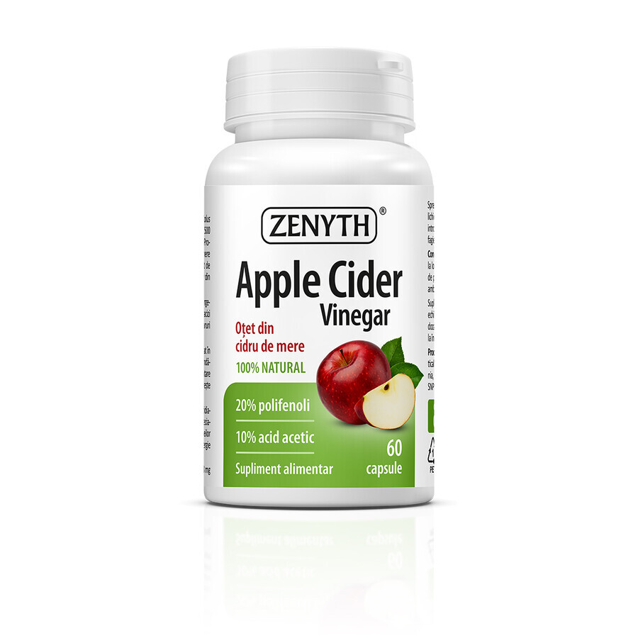 Vinagre de manzana 60 cáps + Berberina 500 mg 60 cáps Zenyth