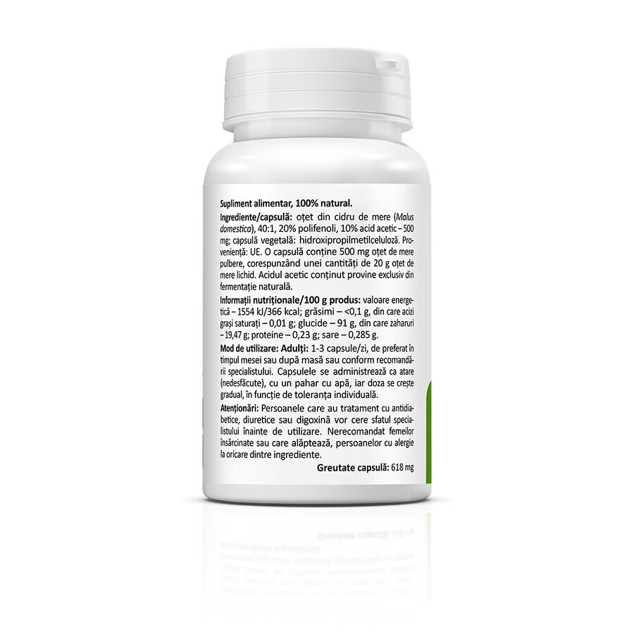 Vinagre de manzana 60 cáps + Berberina 500 mg 60 cáps Zenyth