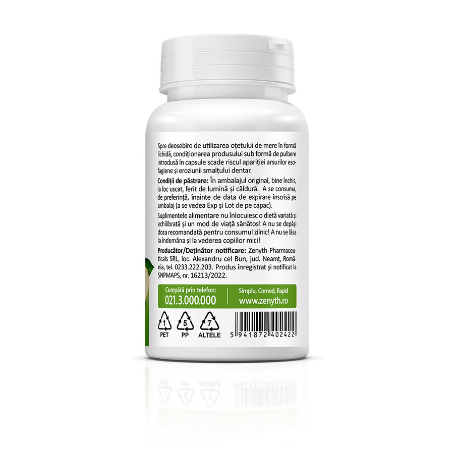 Vinagre de manzana 60 cáps + Berberina 500 mg 60 cáps Zenyth