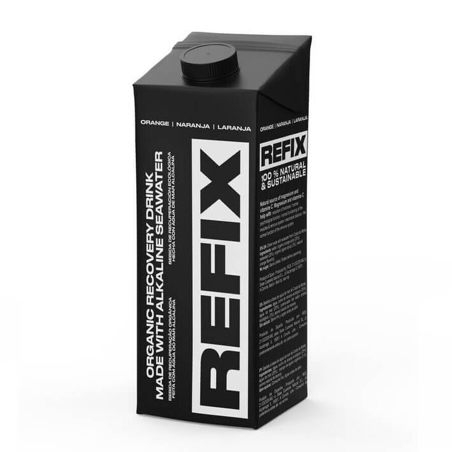 Bebida de recuperación ecológica con sabor a naranja, 250 ml, Refix